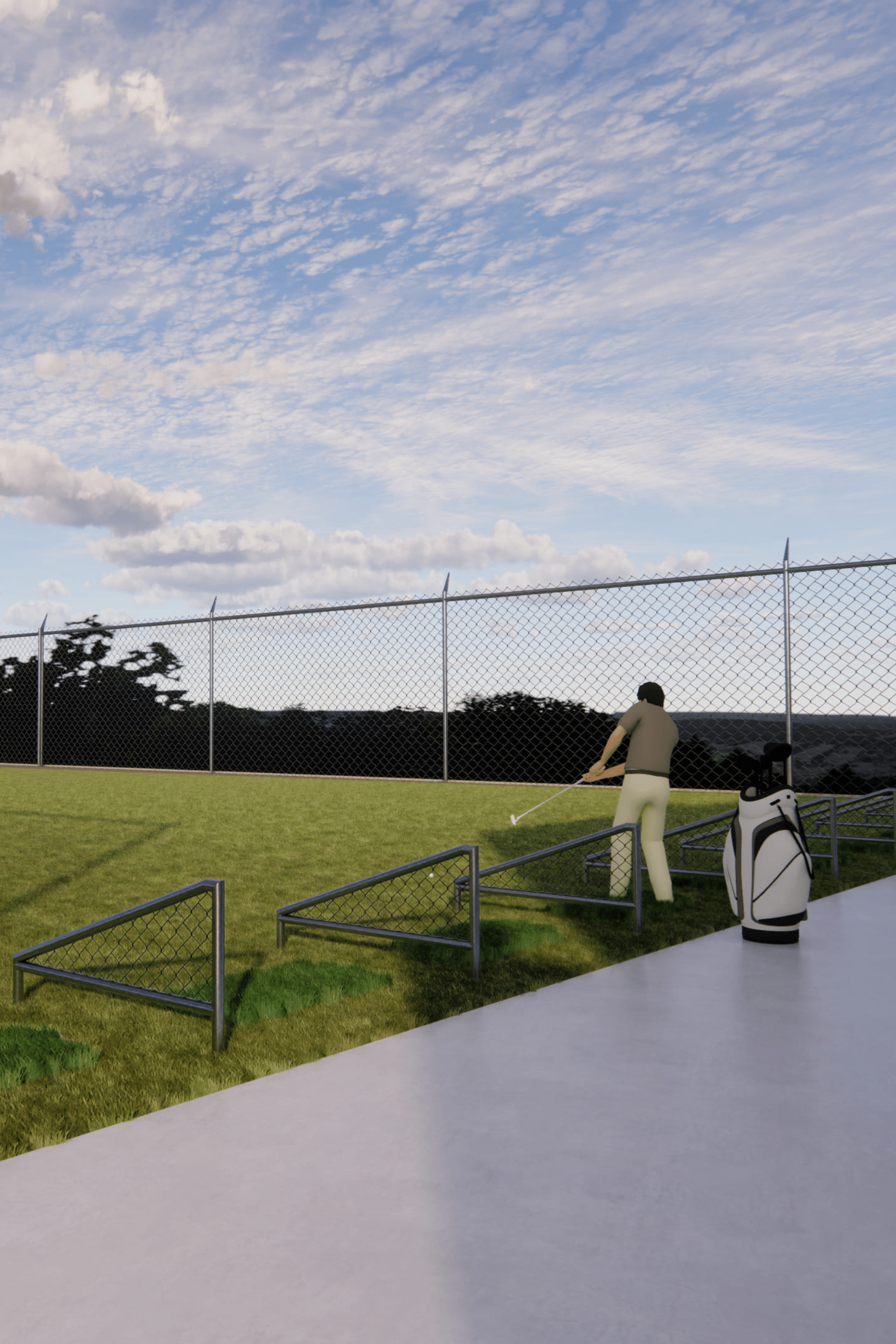 Golf Driving Range en campestre paraiso sus amenidades exclusivas