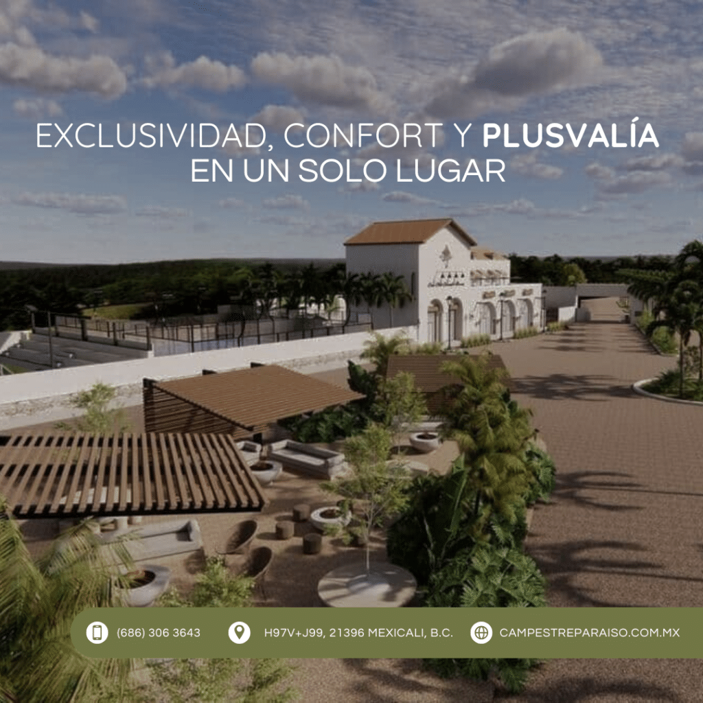 RENDERS CON ILUSTRACION MOSTRANDO LA PLUSVALIA D EINVERTIR EN CAMPESTRE PARAISO